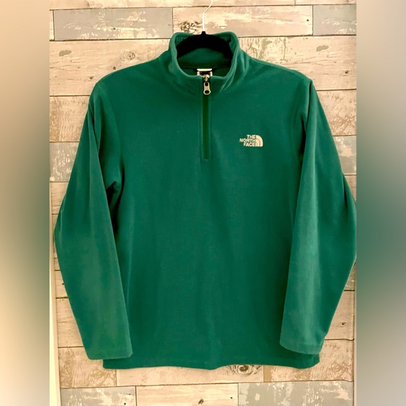 The North Face Other - The North Face Boys Green, Large, 1/4 Zip.